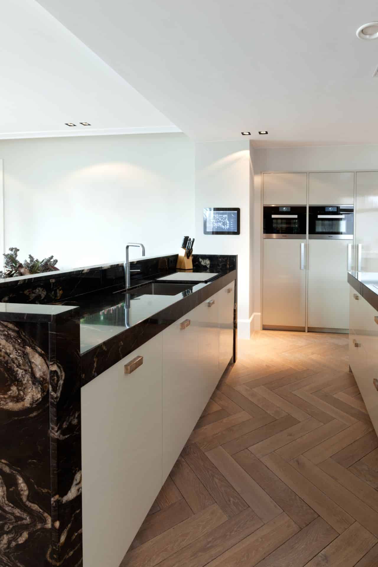 High end keuken marmer