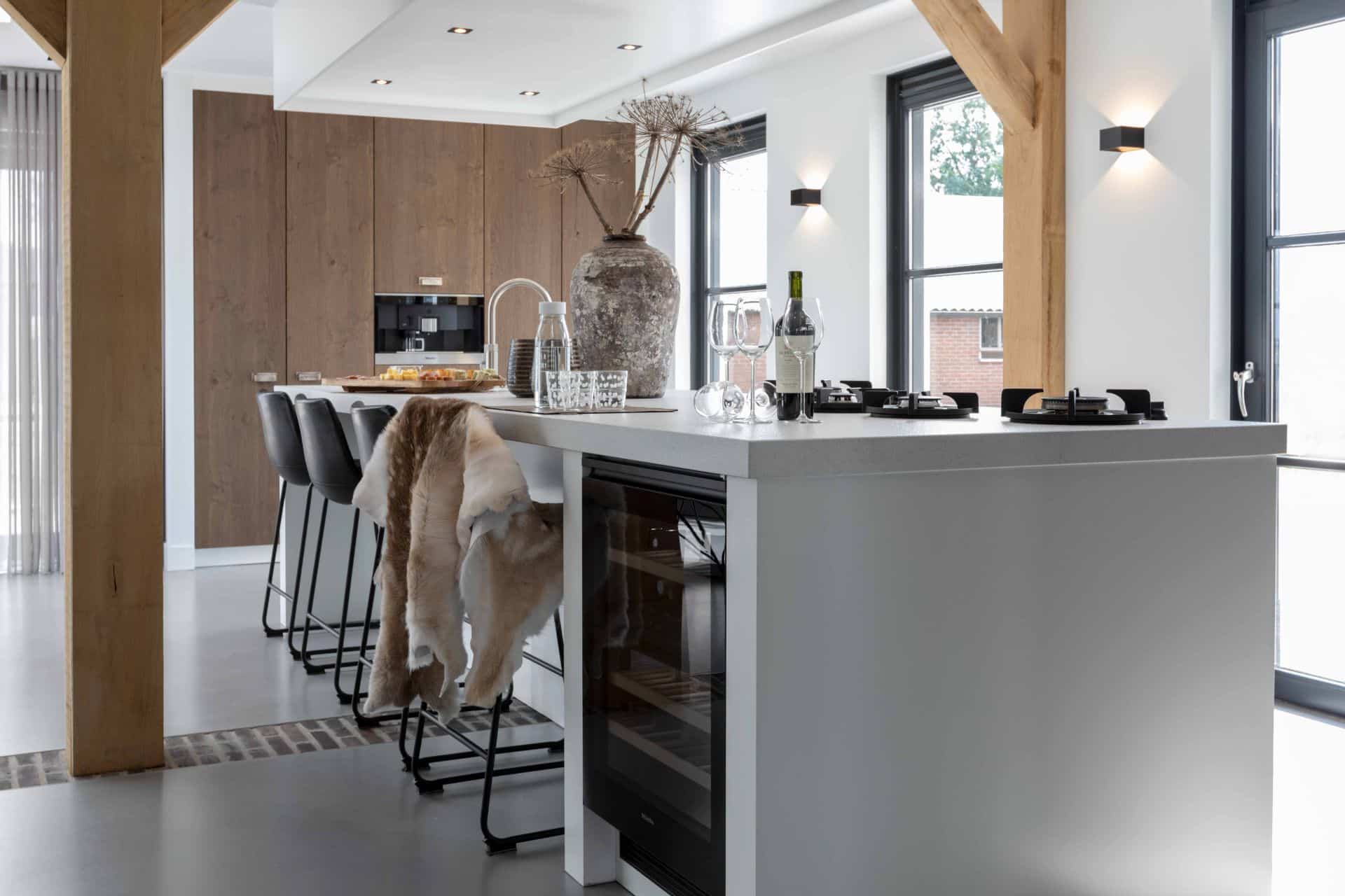 Moderne landelijke keuken 09