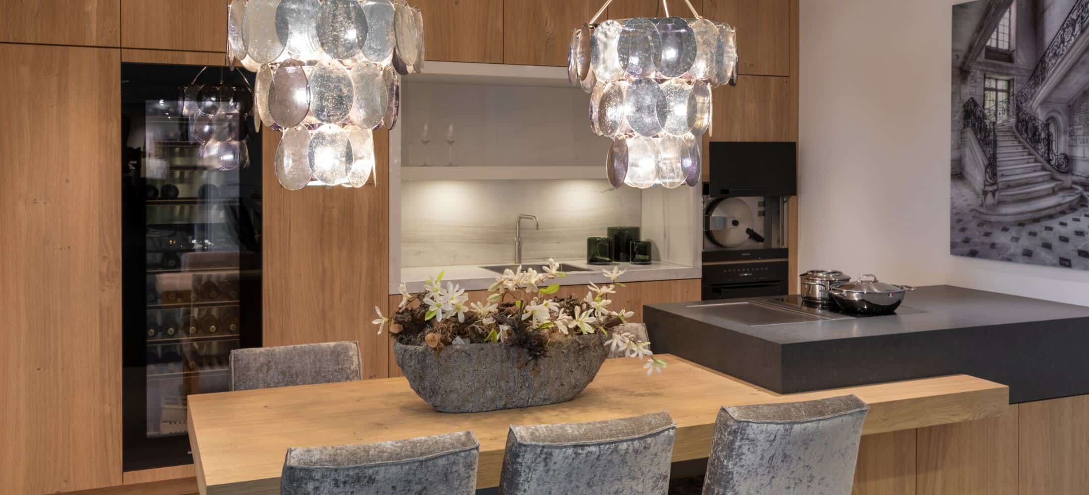 Robuuste eikenhouten keuken 1