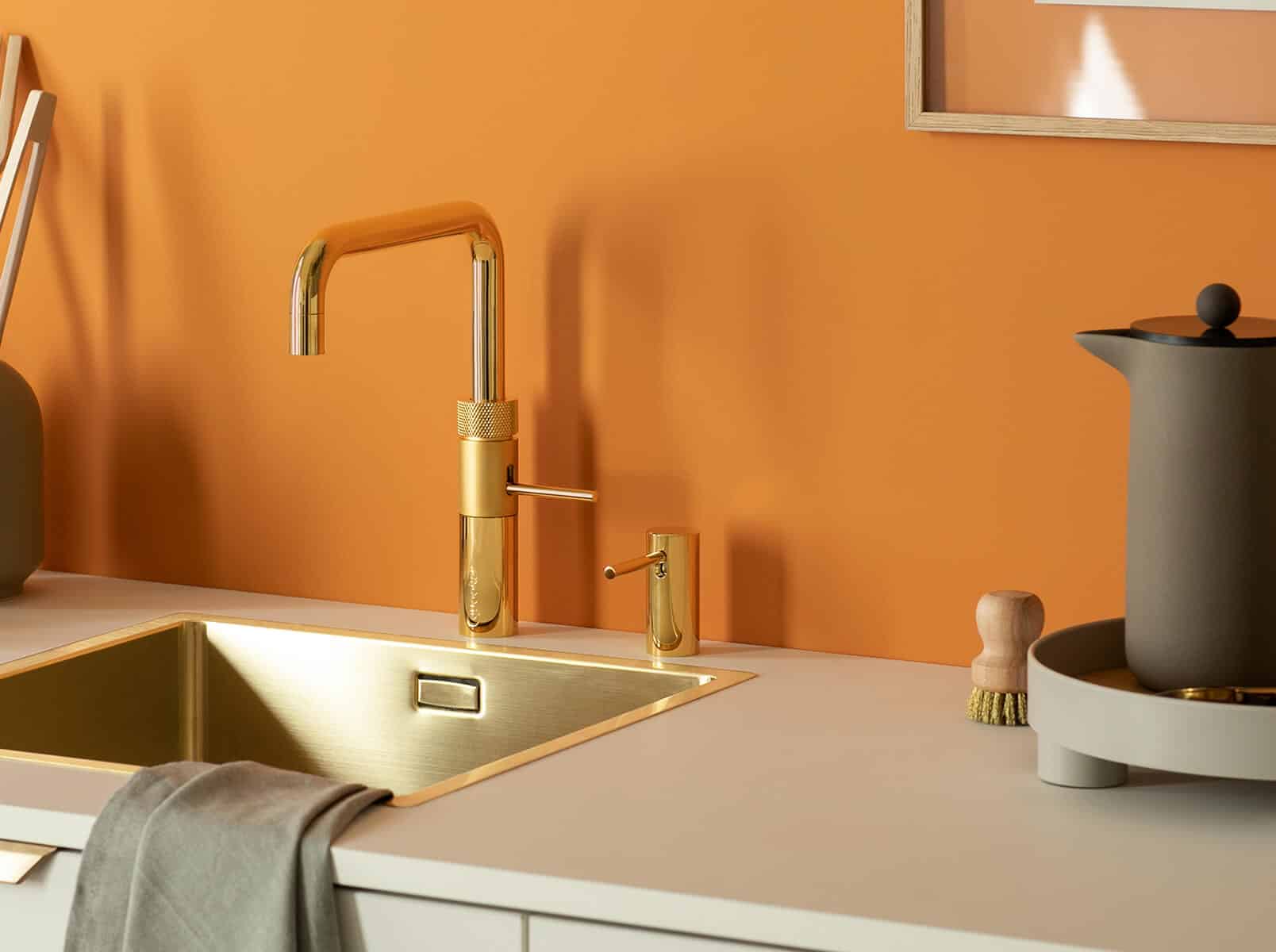 Gouden quooker kraan