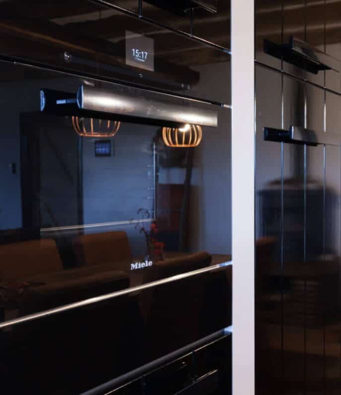 Mdf Houten Keuken Hoogglans Zwart Van Ginkel Keukens