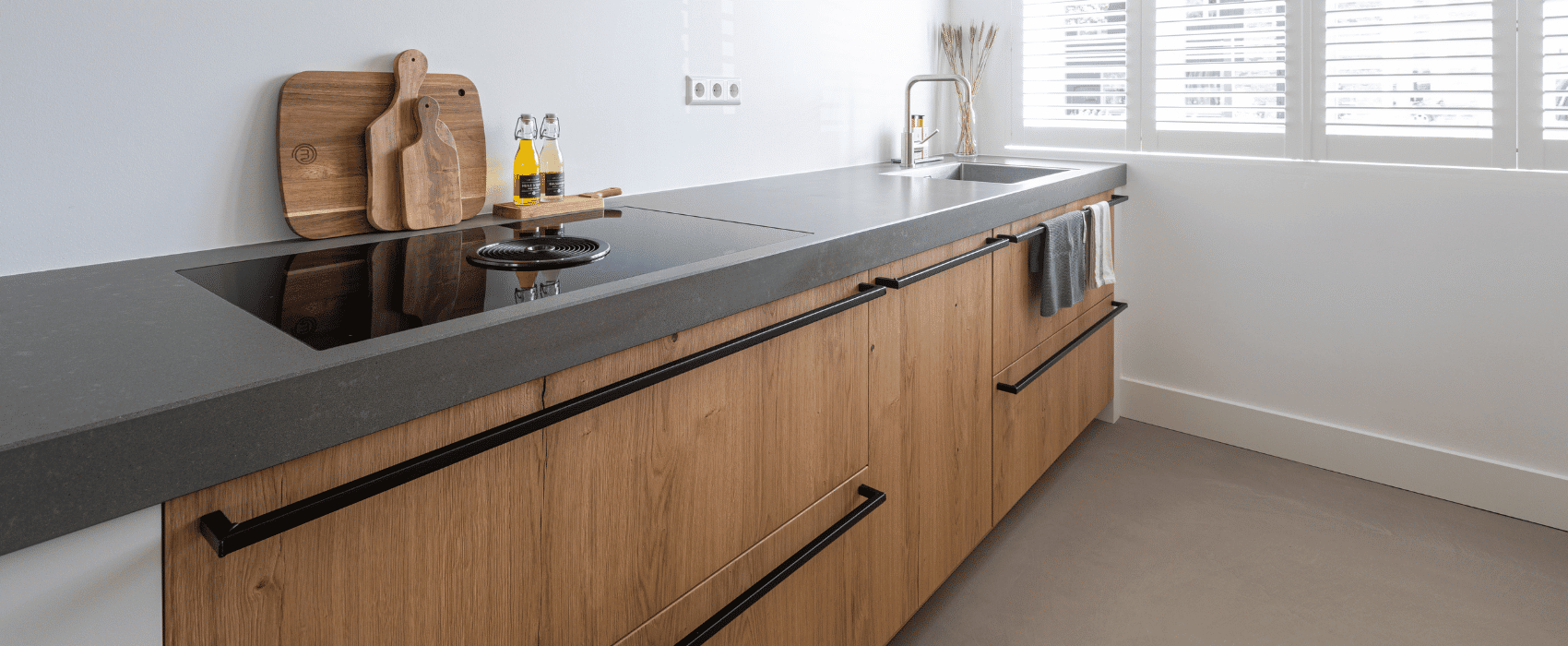 Natuurlijke materialen hoogwaardige afwerking Keukentrends 2022 Van Ginkel