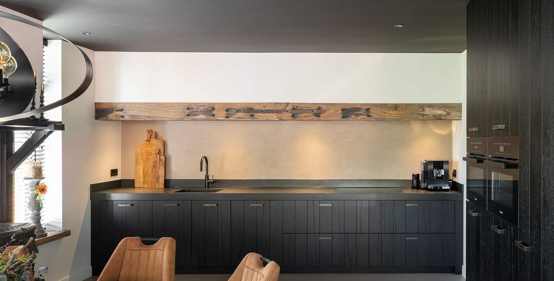 landelijke eikenhouten keuken lunteren 1