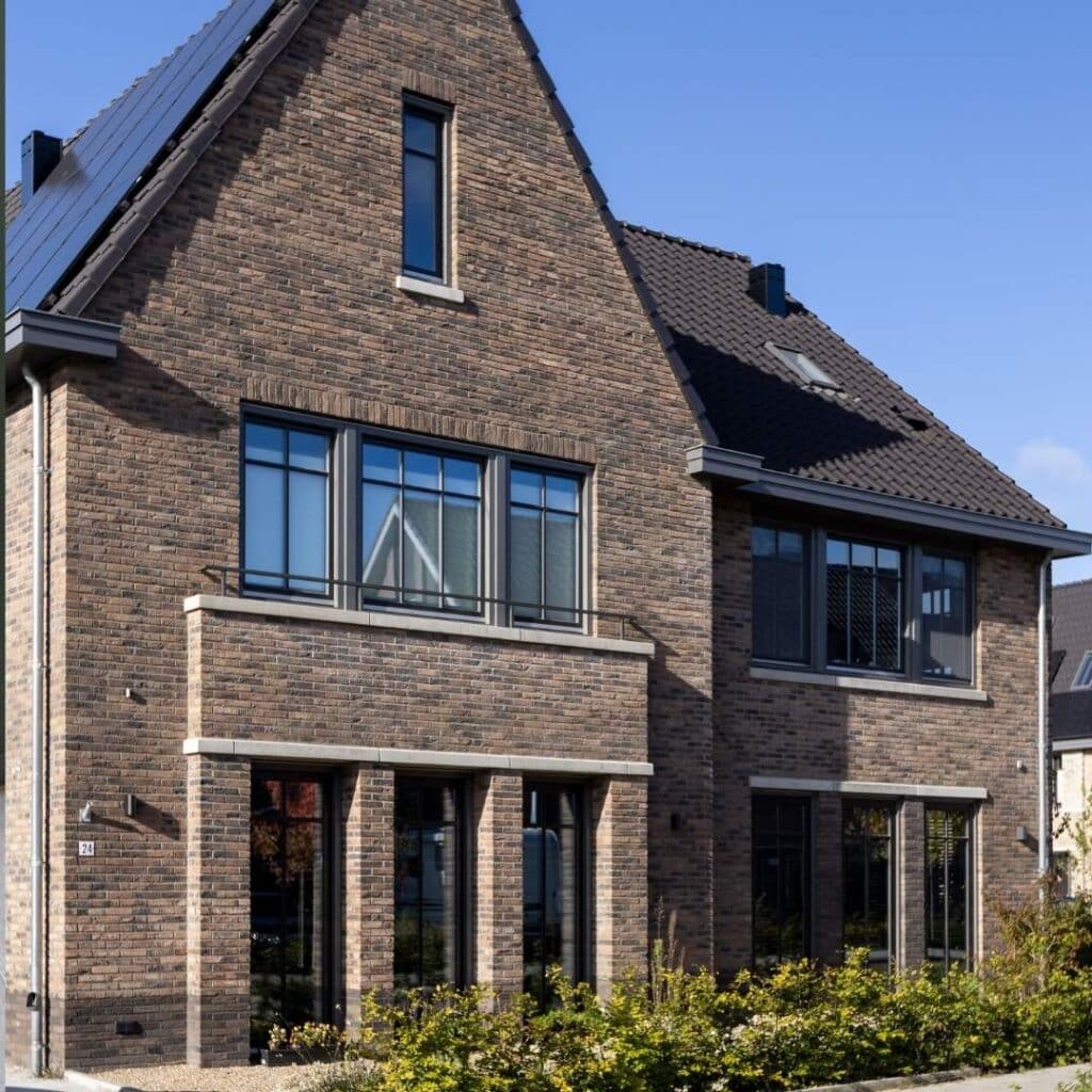 Impressie van een vrijstaande nieuwbouwwoning in Woudenberg.