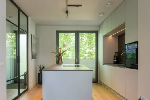 Van Ginkel Keukens ookeiland nieuwbouwwoning mobiel