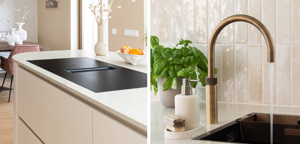 moderne keuken inbouw inductiekookplaat - keukentrend 2026